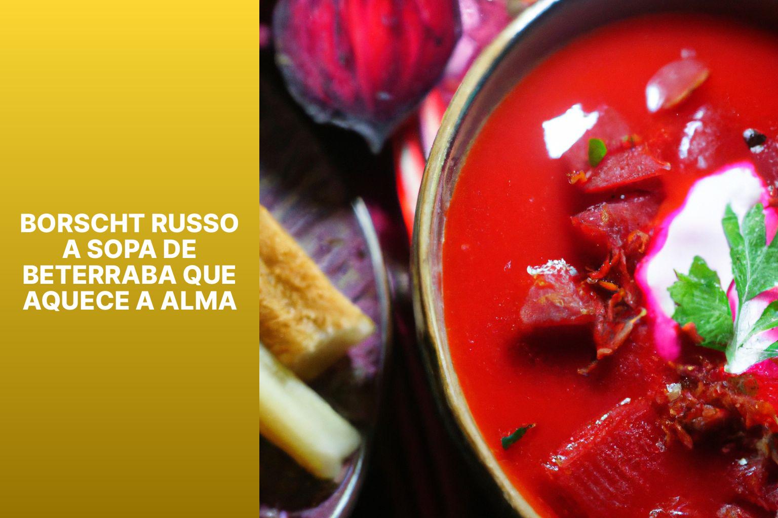 Borscht Russo A Sopa de Beterraba que Aquece a Alma