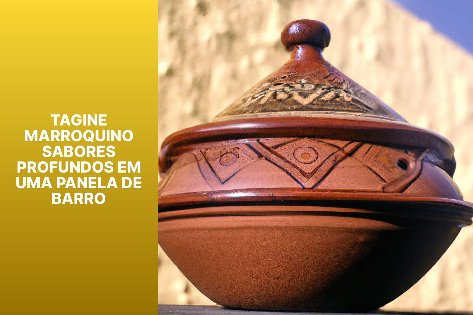 Tagine Marroquino Sabores Profundos em Uma Panela de Barro