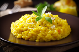 Risotto alla Milanese: Risoto de Açafrão à Moda de Milão